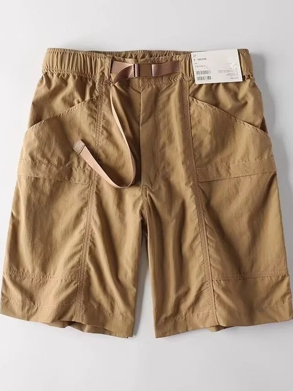 سراويل قصيرة للرجال رياضية سريعة الجفاف في الهواء الطلق ملابس عمل وظيفية رفيعة بخمس نقاط صيفية بنمط جديد غير رسمي فضفاض مناسب...