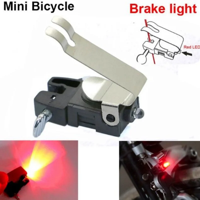 

ISURE MARINE Mini Brake Bicycle Light High Brightness Waterproof Riding Tail Light Bike Warning Light Riding Accessories