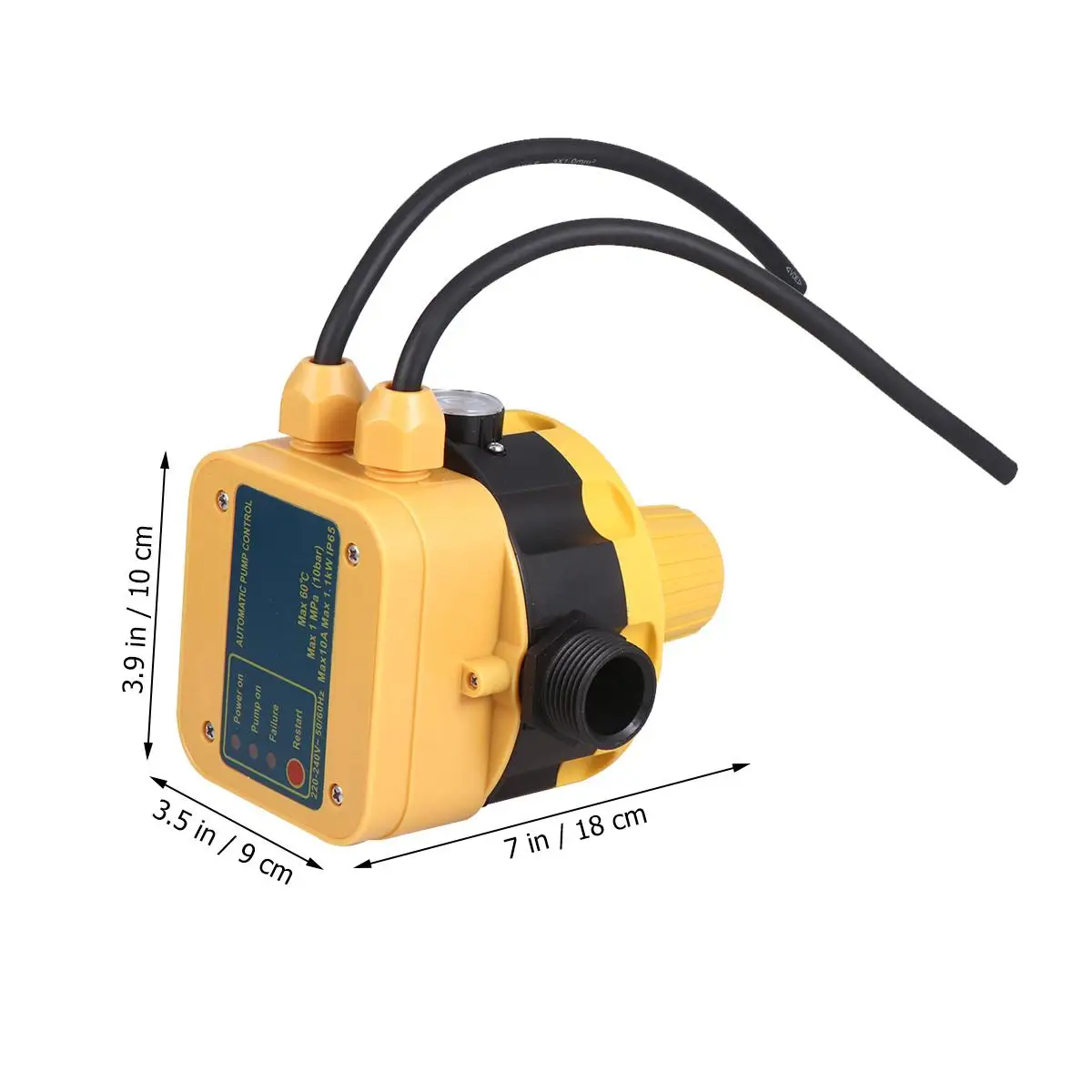 220-240V Water Controller Constant Pressure Automatic System Durable Plastic Suitable Automatic Pressure Controller
