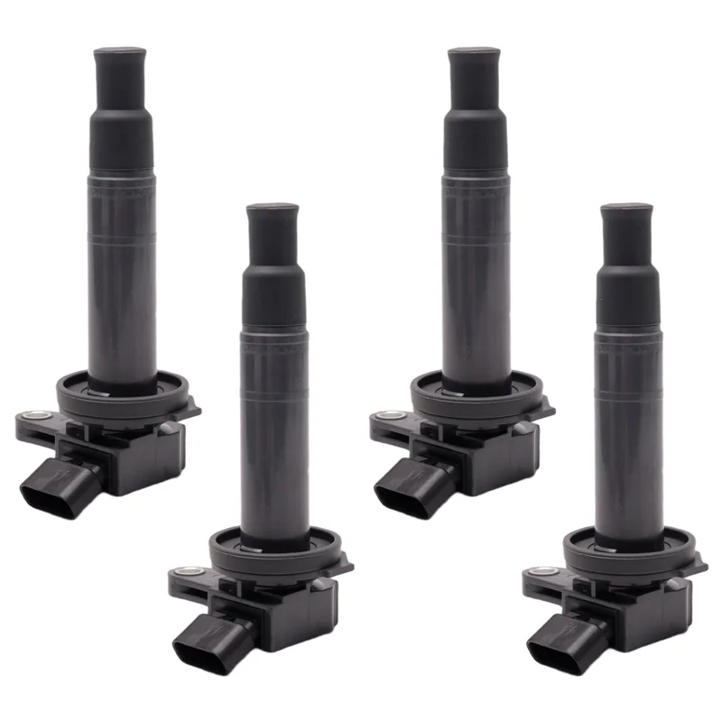 

For Toyota Camry Avanza Avalon 2003-2011 Car Ignition Coil Replacement- 4Pcs Set(19070-BZ040, 19070BZ040)