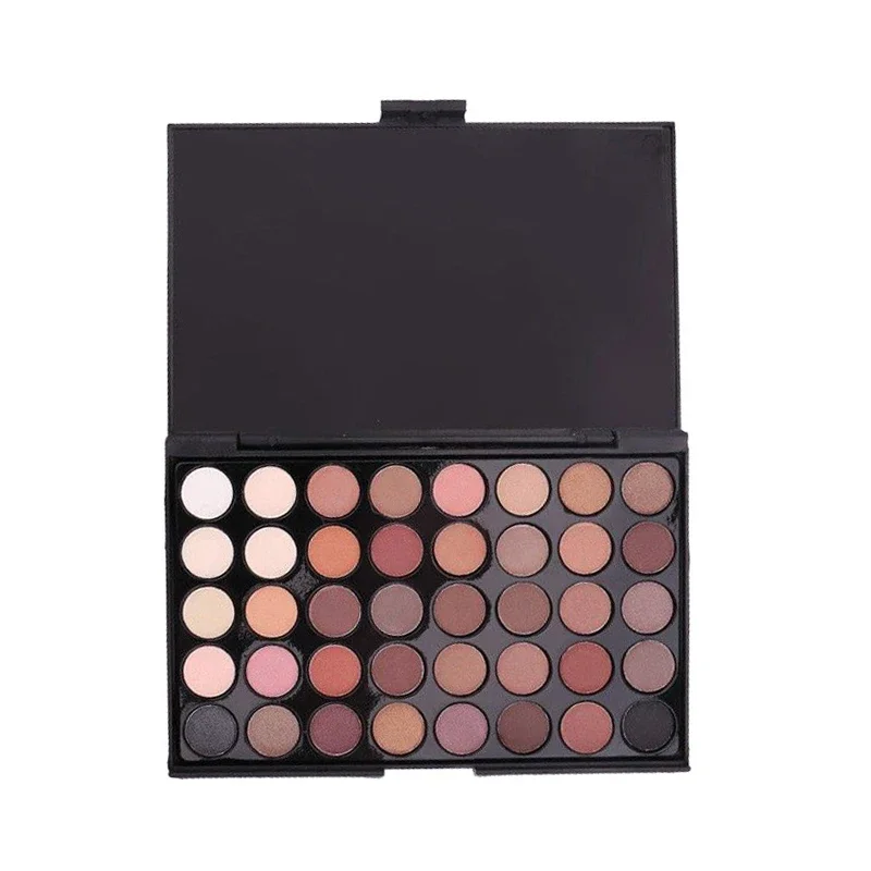 Paleta de Sombra Matte Glitter para Mulheres, Kit Cosméticos de Longa Duração Impermeável, Ferramentas de Maquiagem, Pó Pressionado, 40 Cores, 72 Cores, 78 Cores