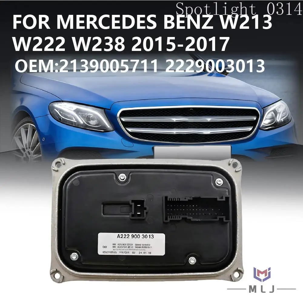 

2139005711 2229003013 For Mercedes-Benz W213 W222 W238 2015 2016 2017 Headlight Ballast Driver Computer Control Module Unit