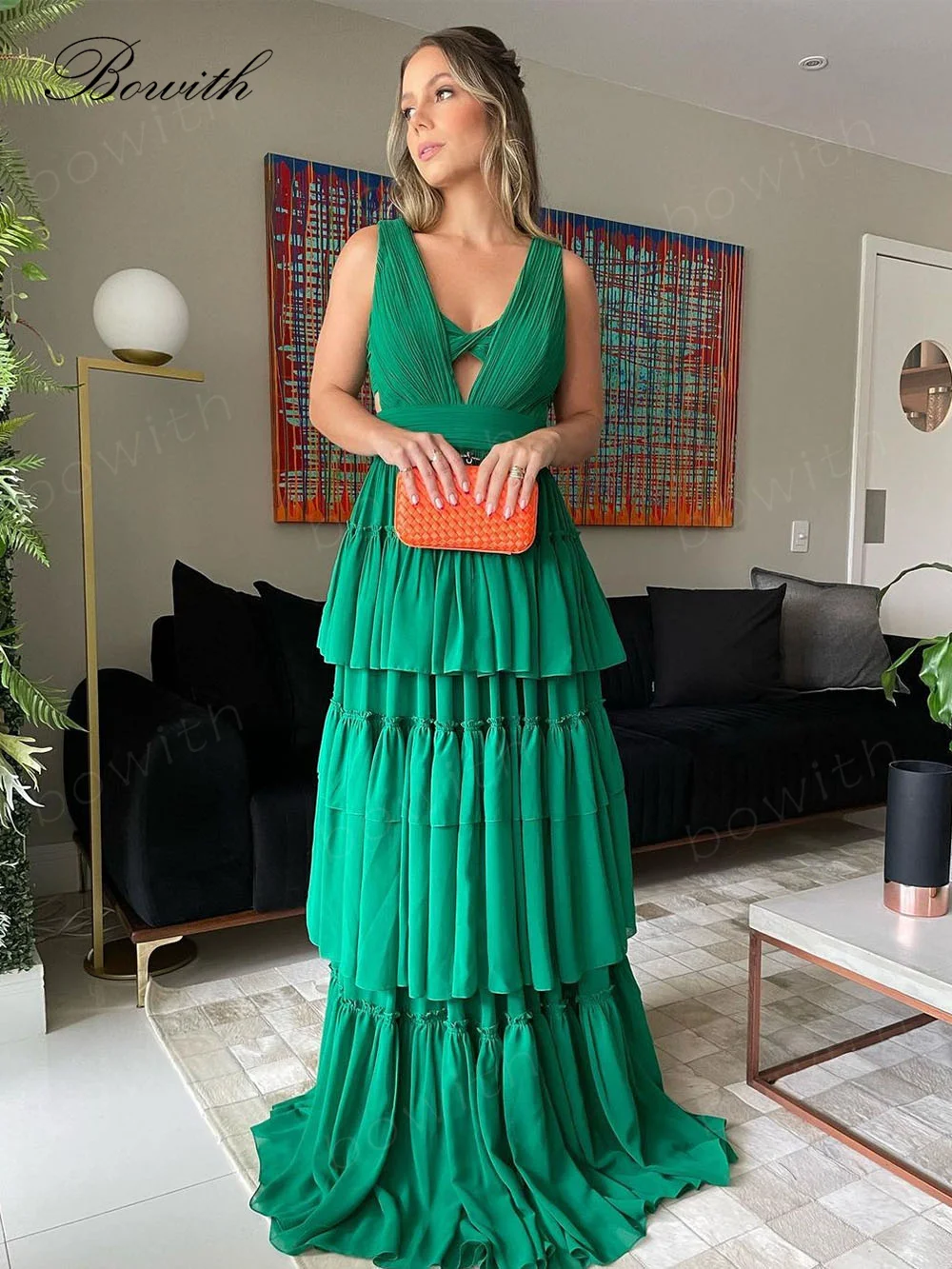 Bowith A Line Evening Dresses Long Luxury 2023 Formal Occasion Dresses Luxury Dress for Gala Party Prom Dress vestido de noche