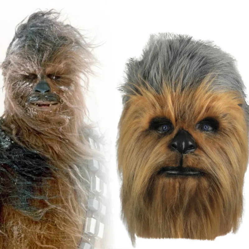 Cosplay Chewbacca Mask Head Masks Halloween Party Costume Prop