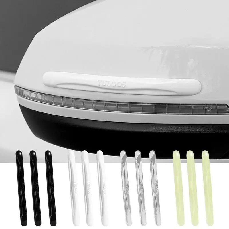 

Car Door Anti-Collision Strip 6Pcs Car Edge Door Protector Guard Strip Anti Scratch Waterproof Car Bumper Rear View Mirror Cover