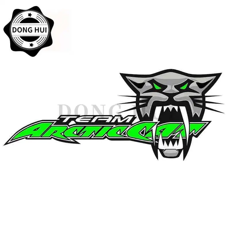 Arctic Cat Sticker Off-road Vehicle Decorative Sticker Snowmobile Team LOGO Decal Ski Panel Motorcycle Helmet Boot Laptop PVC