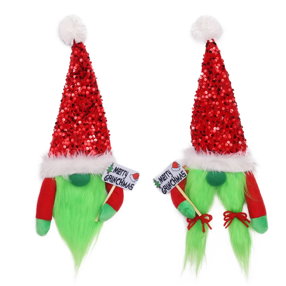 Wine Bottle Cover Dinner Table Supplies Cartoon Couple Greench Wine Bottle Holders for Party Wine Bottle Bag Christmas Decor