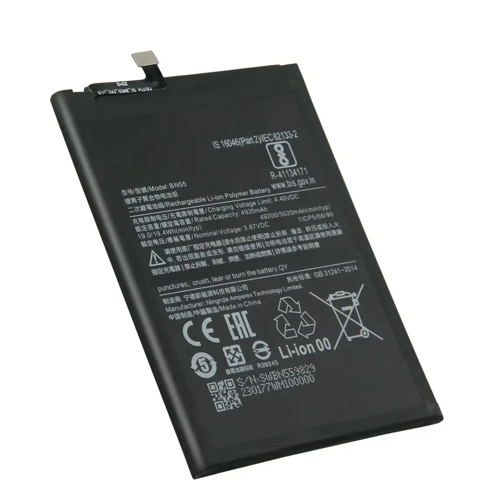 

2025 Replacement Battery BN55 Phone Batteries 5020mAh