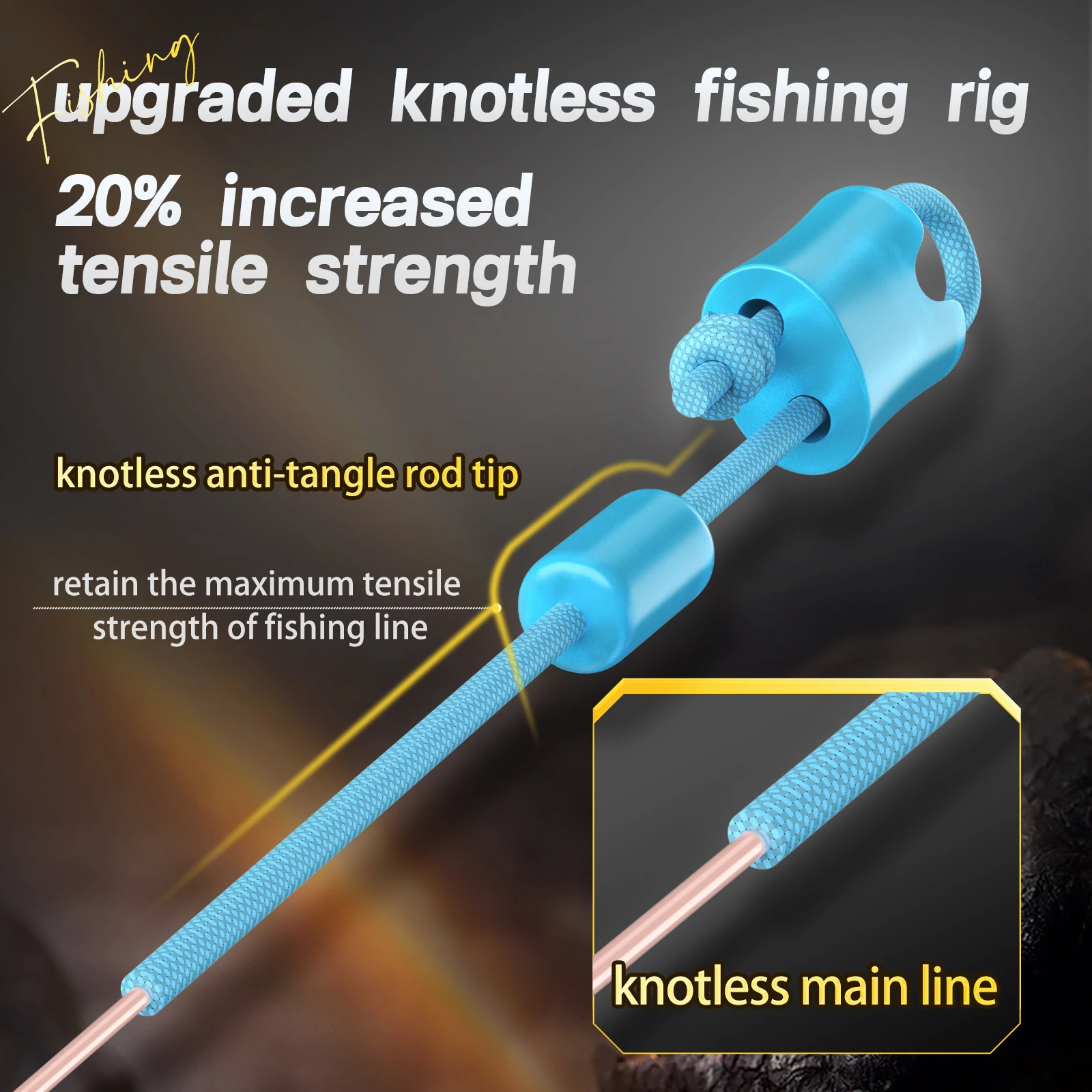 8.1m Freshwater Universal Ready-to-Use Fishing Line Set (for 8.1m Rods) – Main & Leader Line Kit, All Waters, Beginner-Friendly.