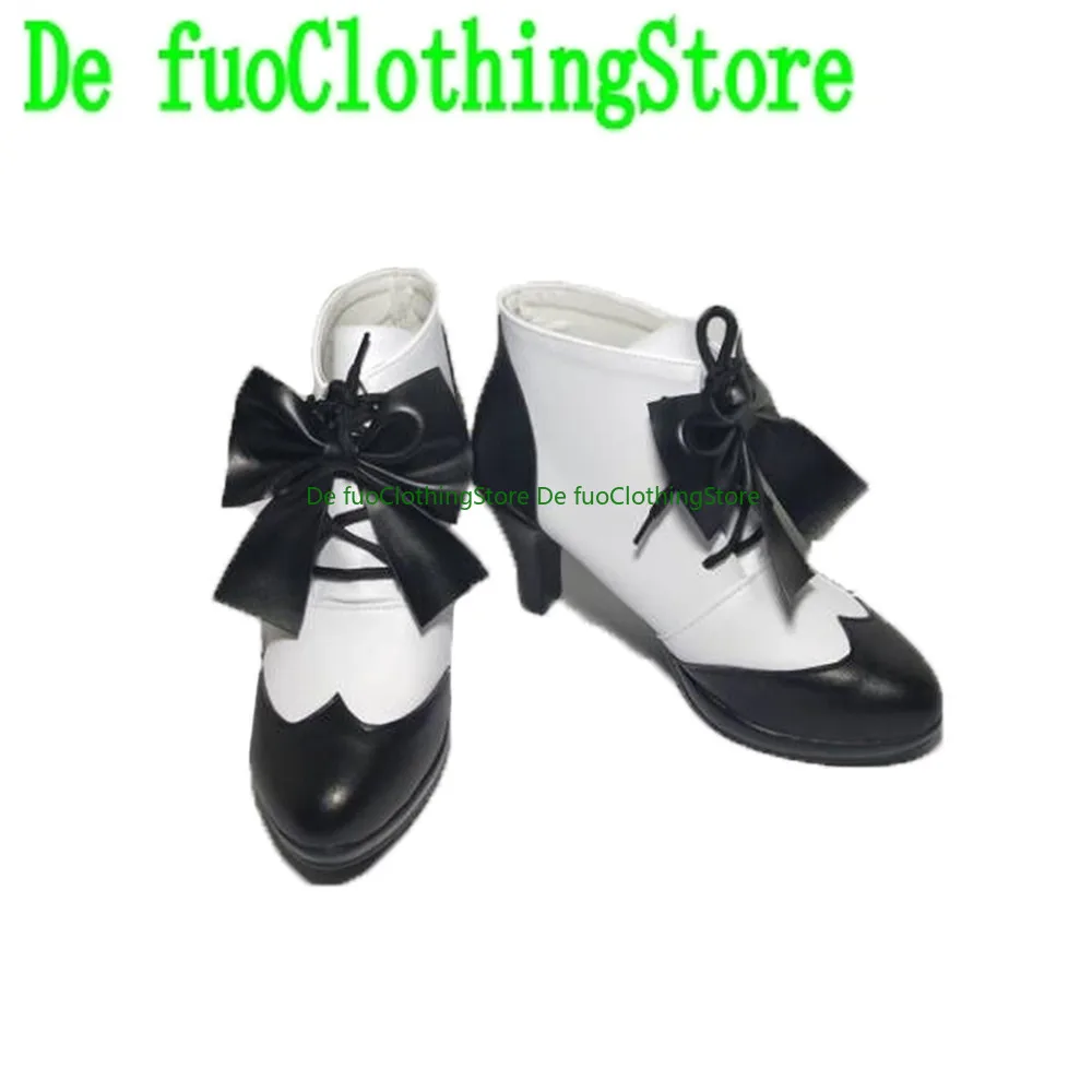 

DefuoClothing Black Butler Ciel Phantomhive Cosplay ShoesBoots Game Anime Game Role-playing Halloween Party Props Shoes Boots