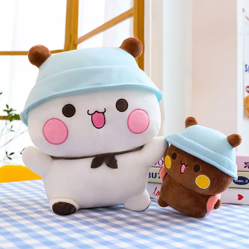 Kawaii 18-75 cm Bubu E Dudu Panda Peluche Simpatico Cartone Animato Panda Orso Bambola Farcito Morbido Cuscino Room Decor Kid Regali Di Compleanno Di Natale