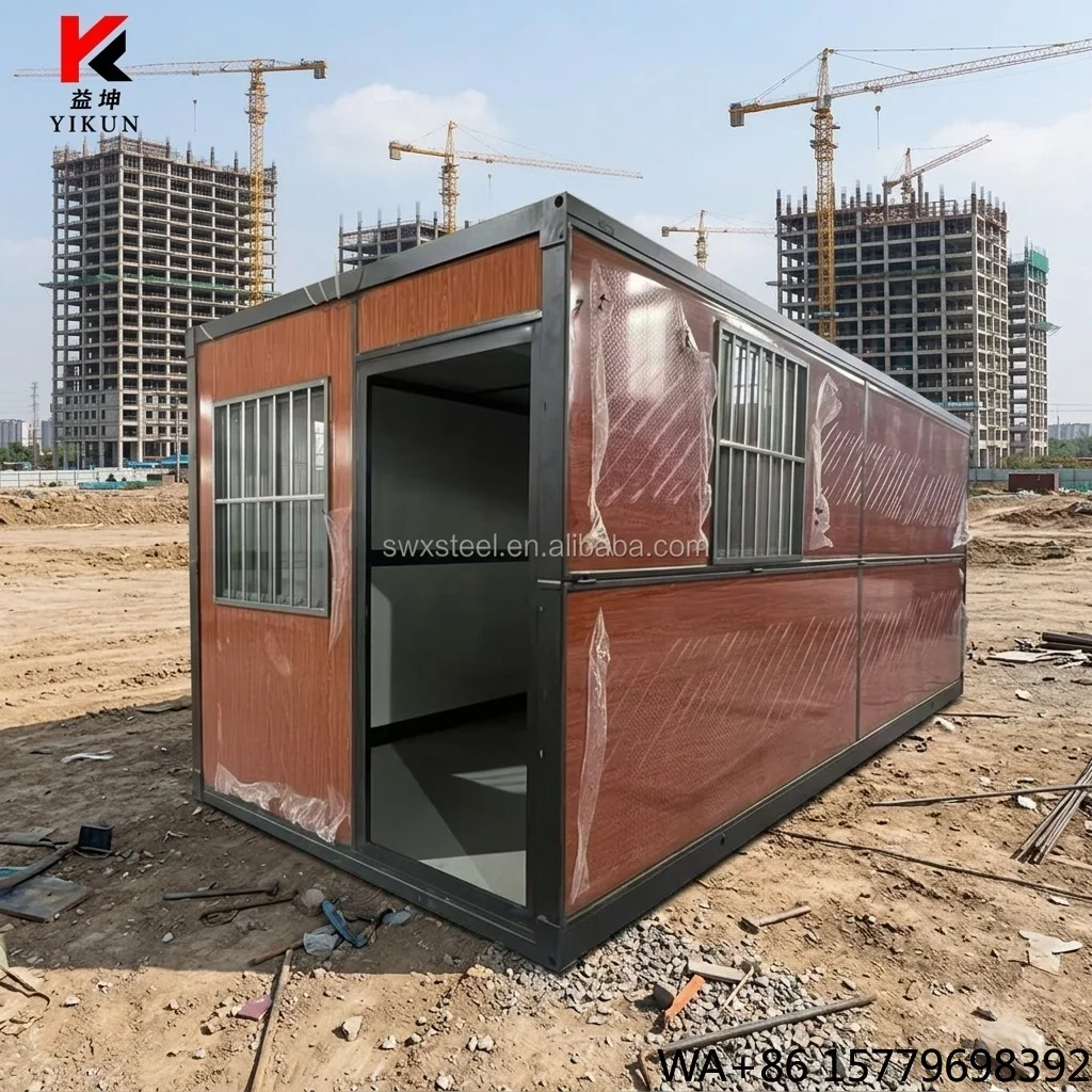 Wholesale Folding Container House Prefabricated 20ft 40ft Home Modern Design Steel Waterproof Exhibition Hall