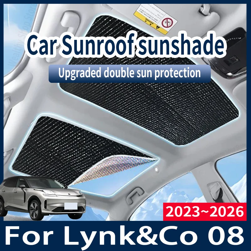 Auto Parts For Lynk&Co 08 2023~2026 2024 2025 Car Sun Shades Cover Sunroof Sunshade Protector Anti-UV Heat Isolate Accessories
