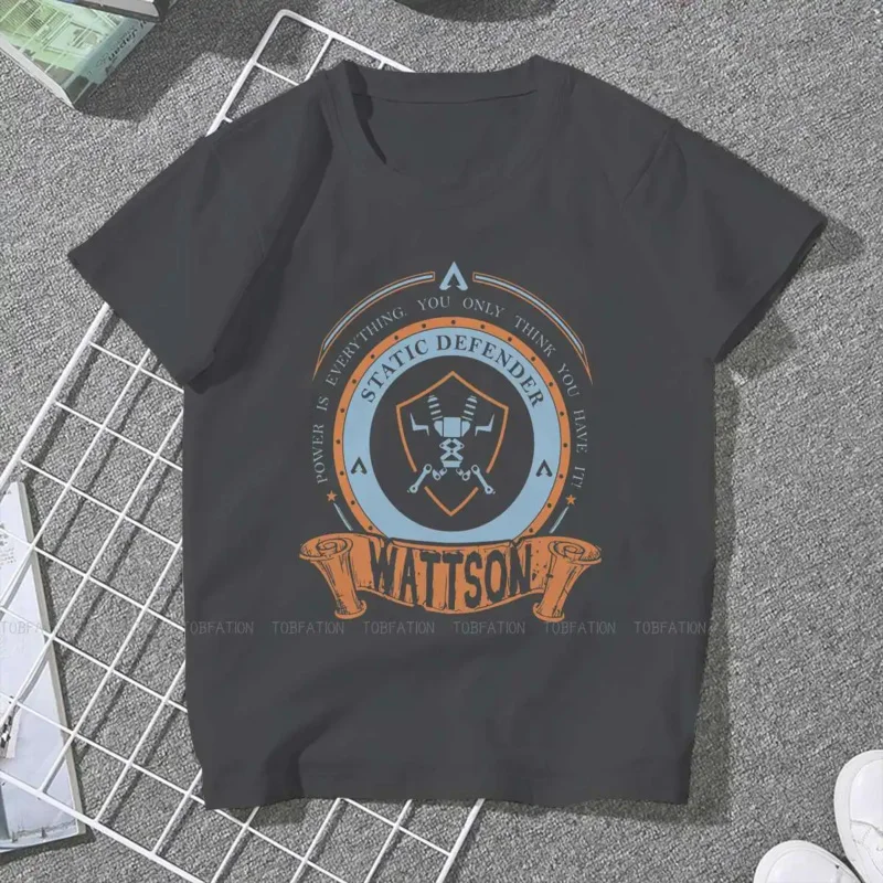 Static Wattson Women Shirts Apex Legends Shooter Battle Royale Game Oversized T-shirt Kawaii Vintage Female Blusas