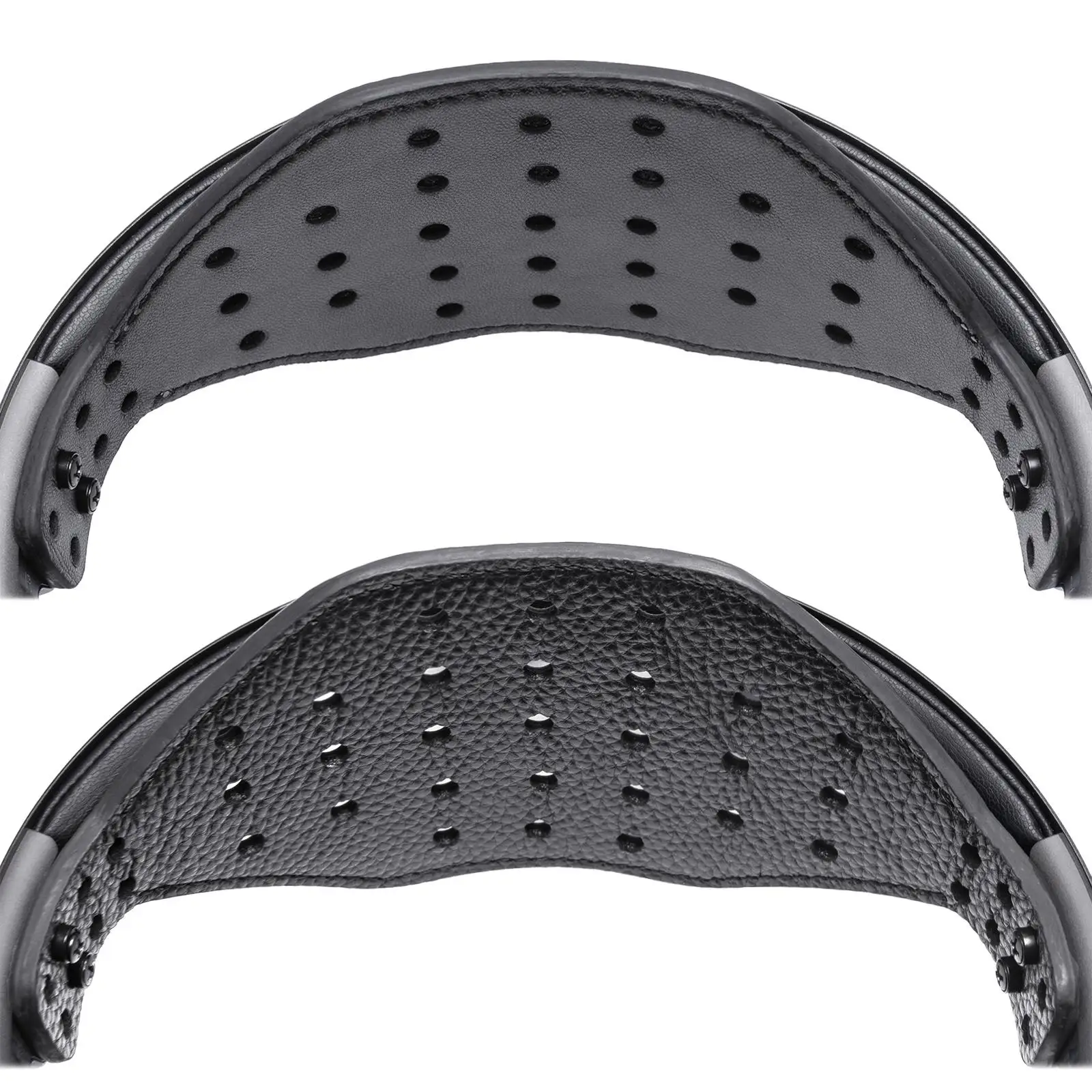 Super Wide Hexagon Genuine Leather Headband Strap for Audeze Maxwell & MM-100, Reversible Cattlehide & Lambskin Leather view 4