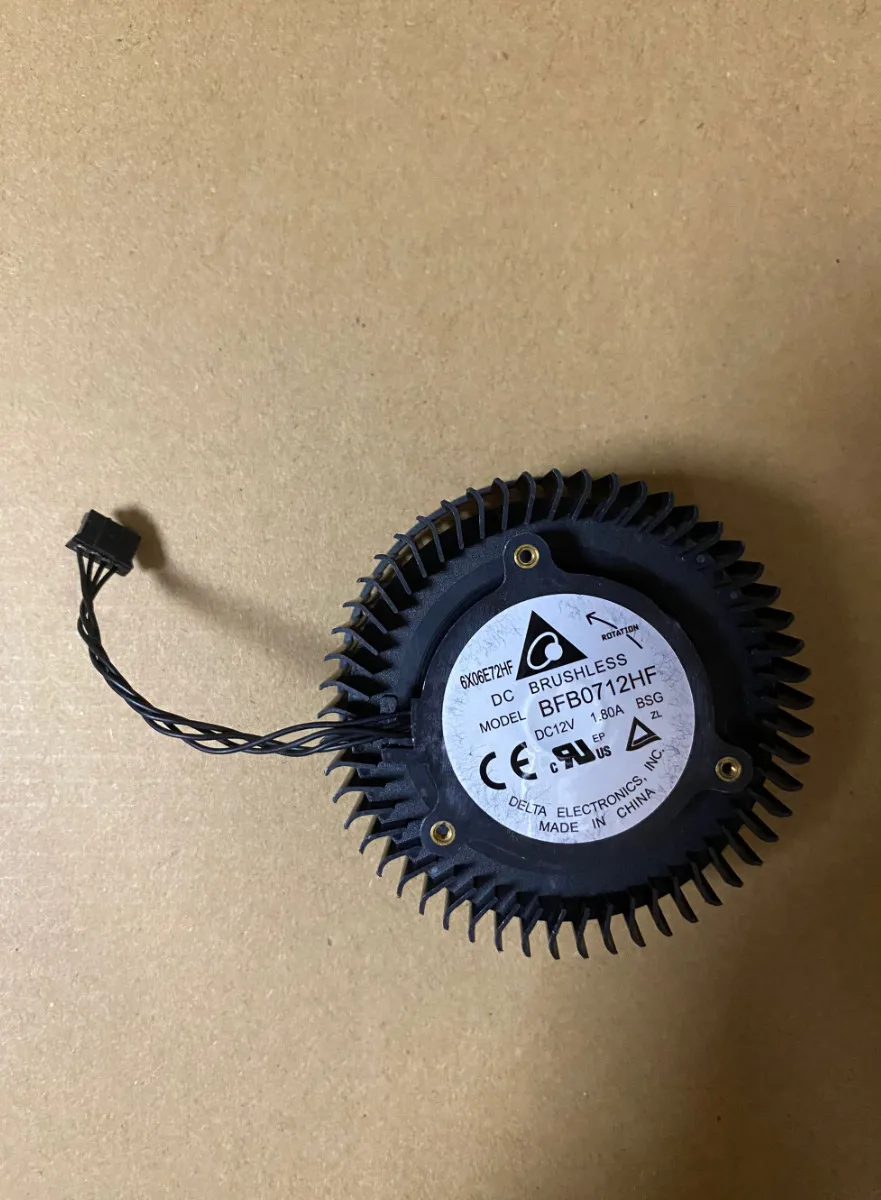 

Для DELTA BFB0712HF 65x65x25 мм EVGA GTX660 VGA охлаждающий вентилятор видеокарты 4-контактный # am-