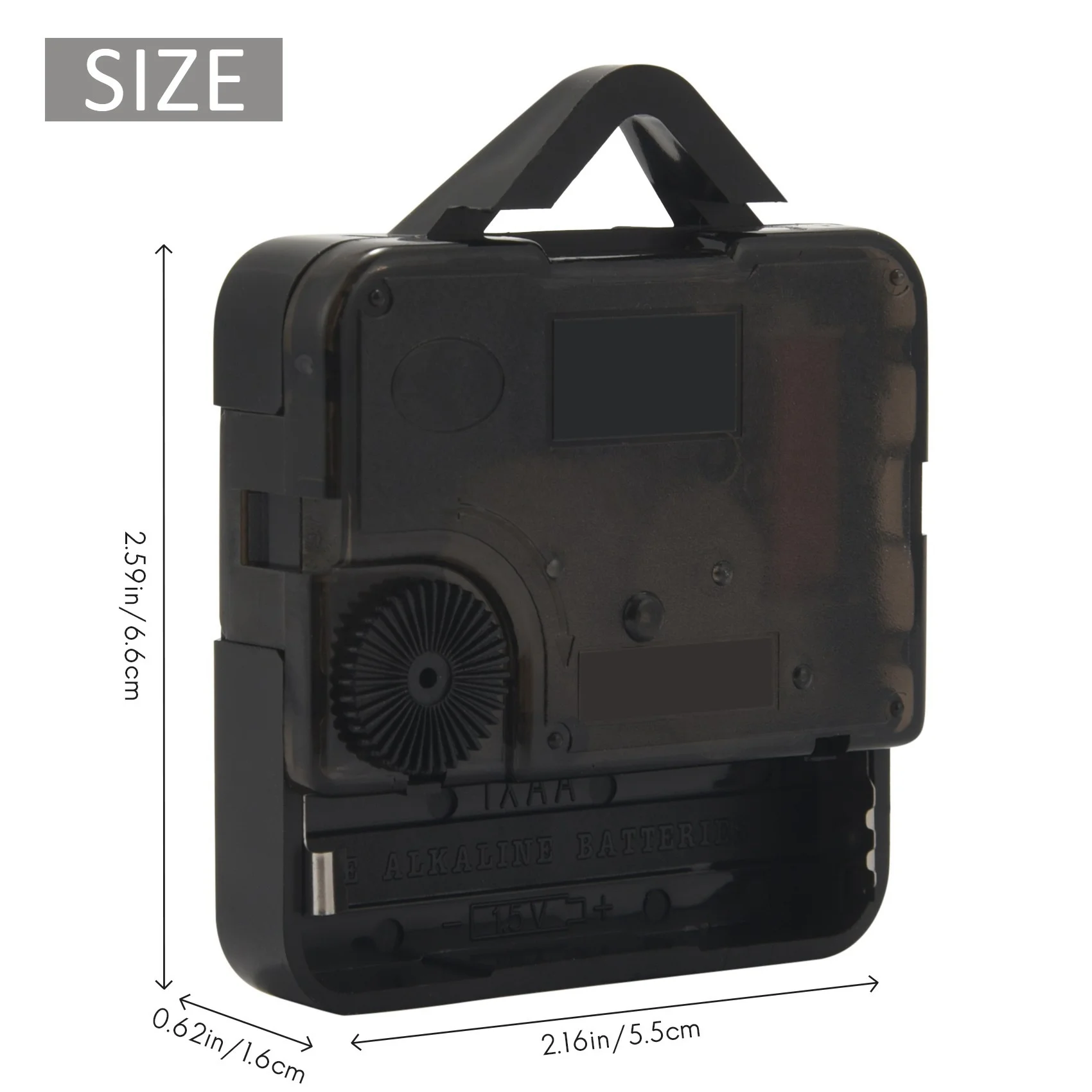 Mécanisme de mouvement d'horloge à quartz, pièces de réparation bricolage, aiguilles blanches