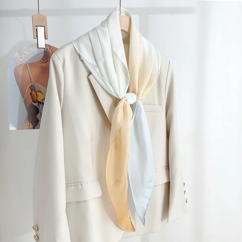 

Fashion HOT Spring Summer Women Neck Scarf Pure Diamond Scarf Professional Scarf Tie Thin Laides Bussiness Neckerchiefs