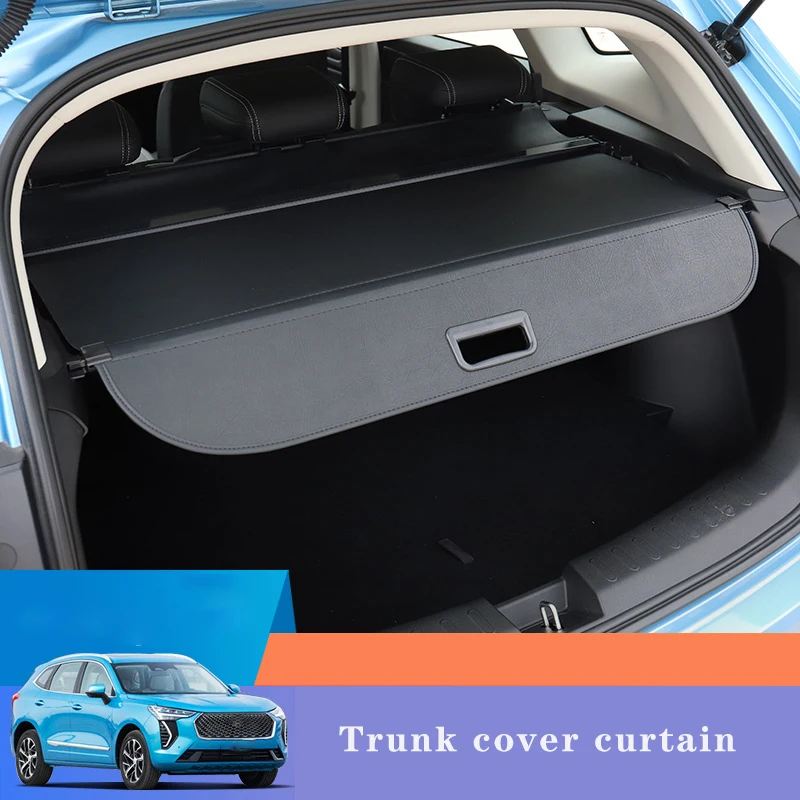 Car Rear Trunk Curtain Cover Rear Rack Partition Shelter Interior Car-Styling Decoration Accessories For Haval Jolion 2021