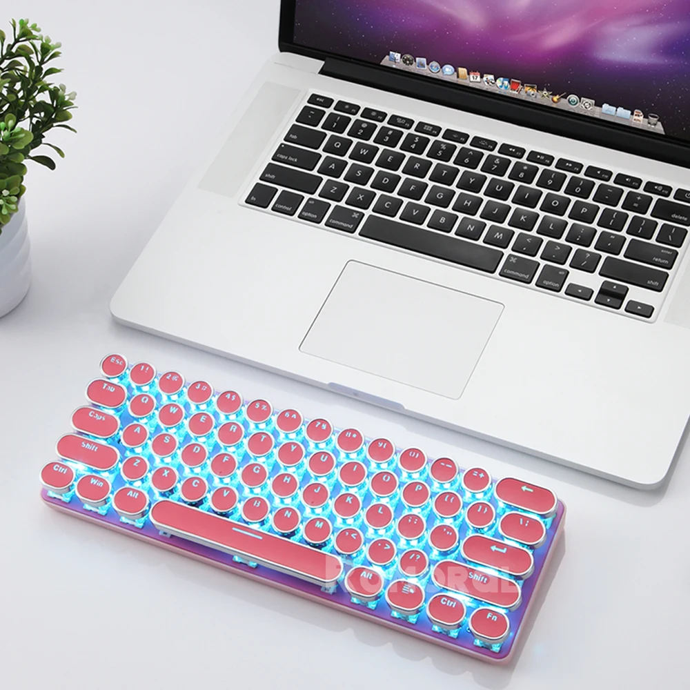104 Keys English Keycaps Black White Personalize DIY For RGB Backlight Gaming Mechanical Keyboard Vintage Game Keyboard image 5