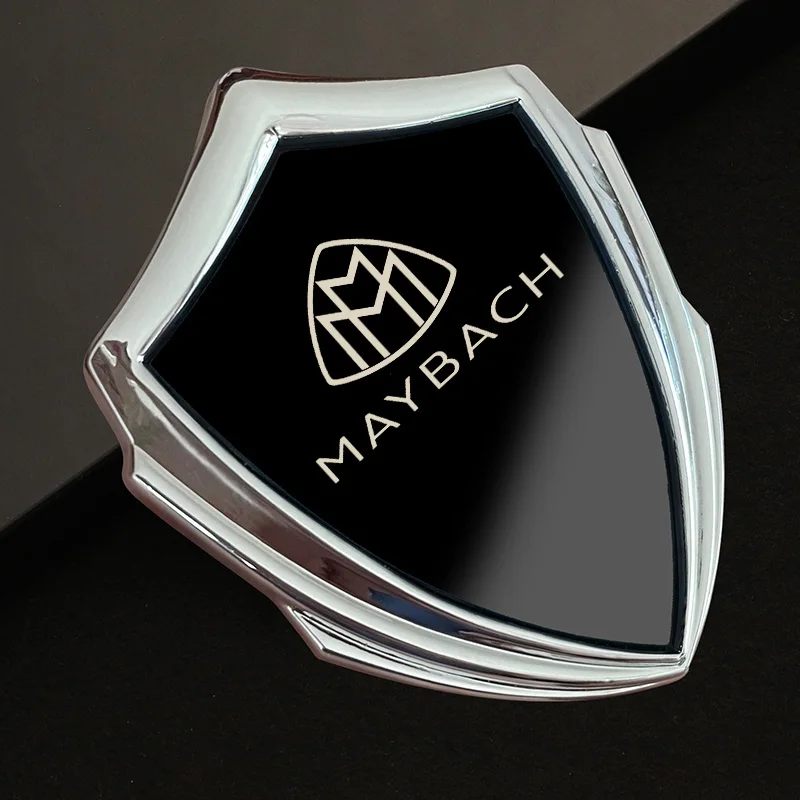 Car 3D Metal Flag Emblem Badge Decals Sticker Car Windows for Maybach S400 S500 S600 C-class E-class S-class