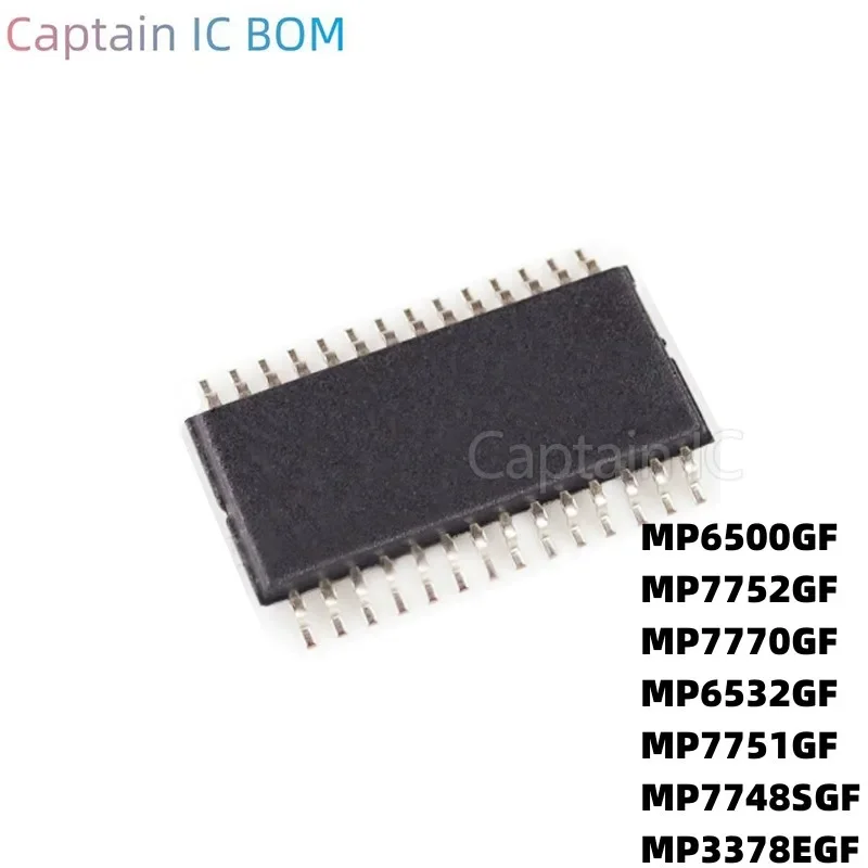 5PCS MP6500 7752 7770 6532 7751GF 7748SGF 3378EGF-LF-Z TSSOP28