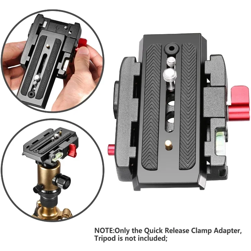 Профессиональный адаптер из алюминиевого сплава с быстроразъемной пластиной с винтом 1/4 дюйма для DSLR-камеры видеокамеры штатива монопода