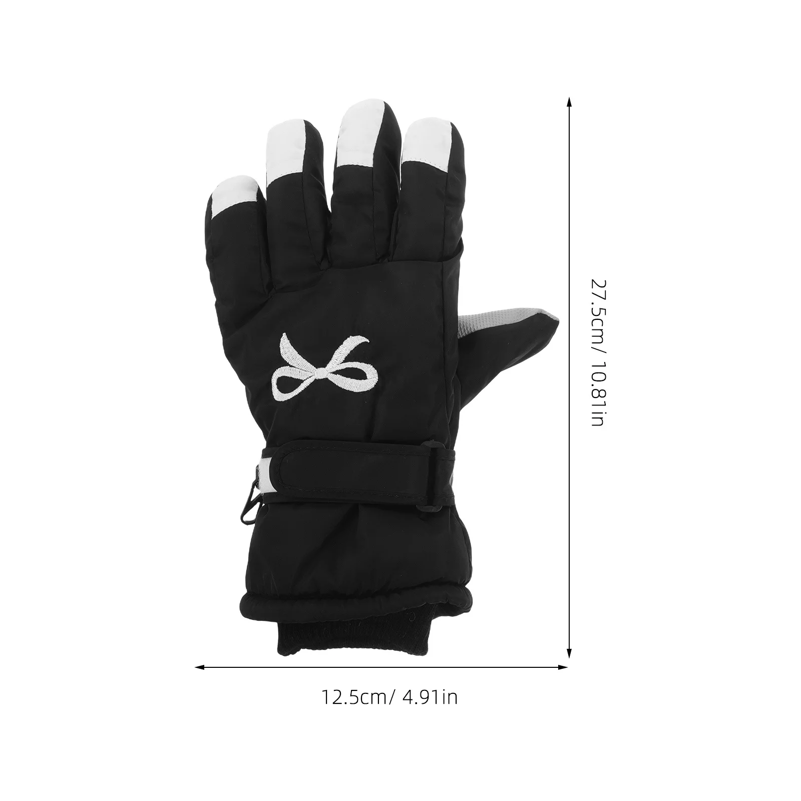 1 زوج مقاوم للماء يندبروف قفازات الشتاء الحرارية معزول التزلج قفازات ركوب الدراجات للرجال النساء المضادة للانزلاق الطقس البارد الثلوج الرياضة #4