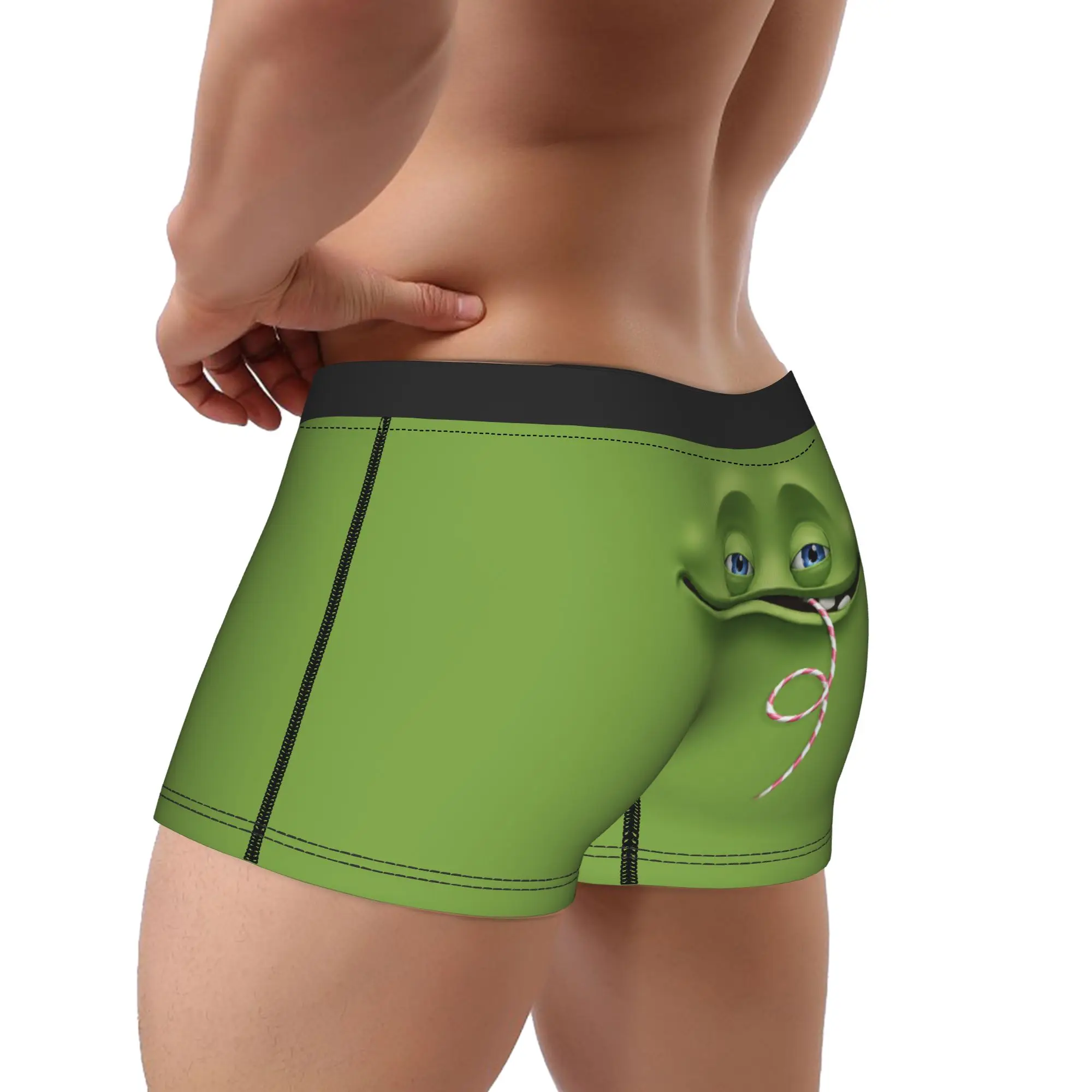 Funny Boxer Shorts Panties Briefs Man Funny Expression Face Silly Smile Drinking Straw Underwear  Underpants for Homme