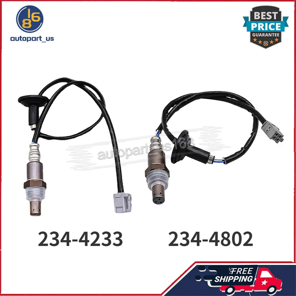 New 2PCS Front+Rear O2 Oxygen Sensors For Toyota Matrix Corolla Pontiac Vibe