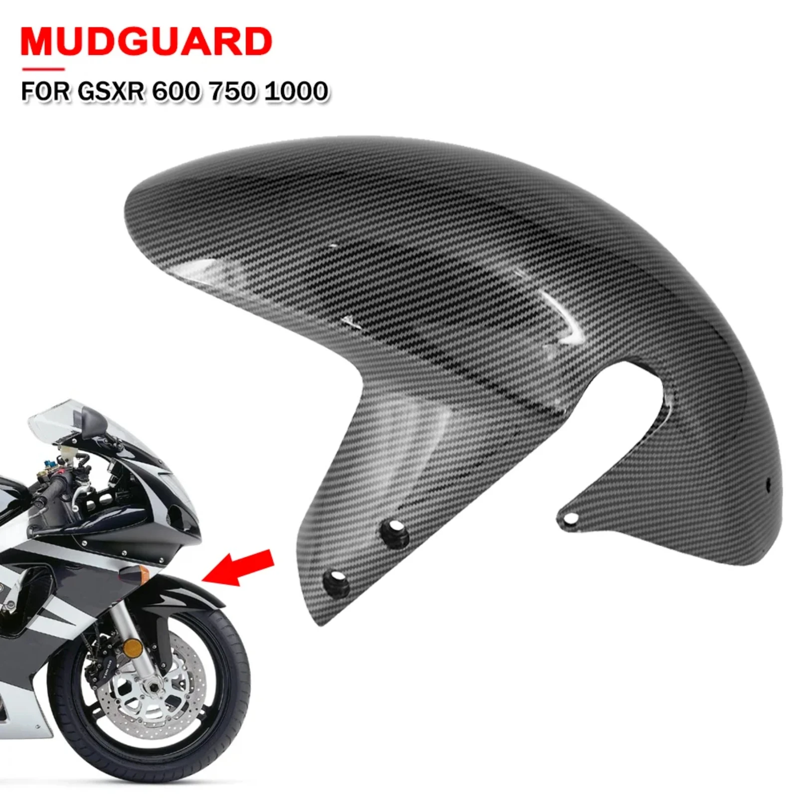 

Защитный кожух переднего крыла мотоцикла (брызговик) для Suzuki GSXR GSX-R 600 750 1000 2001 2002, защита от грязи и брызг, обтекатель