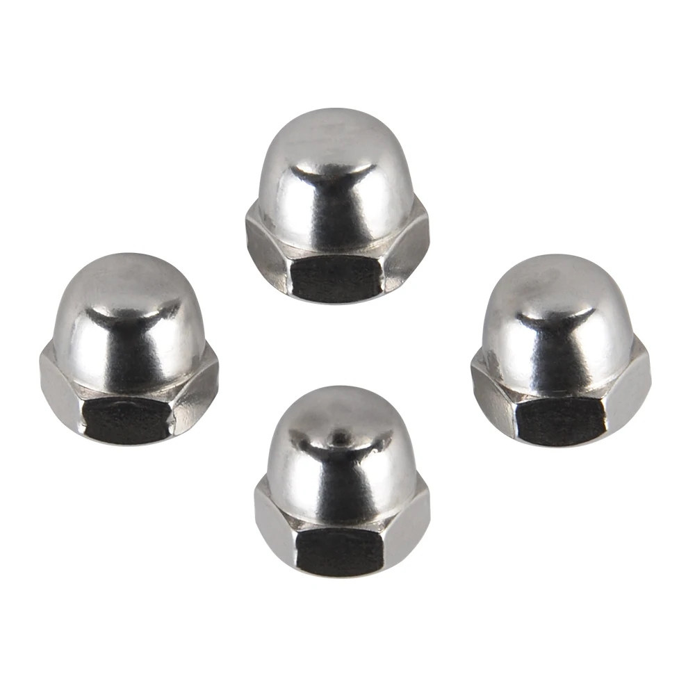 4pcs 6mm 10mm Motorcycle Acorn Nuts M10*1.25 M6*1.00 M6 M10 Auto Hexagon Cover Dome Cap Nut Blind Nuts