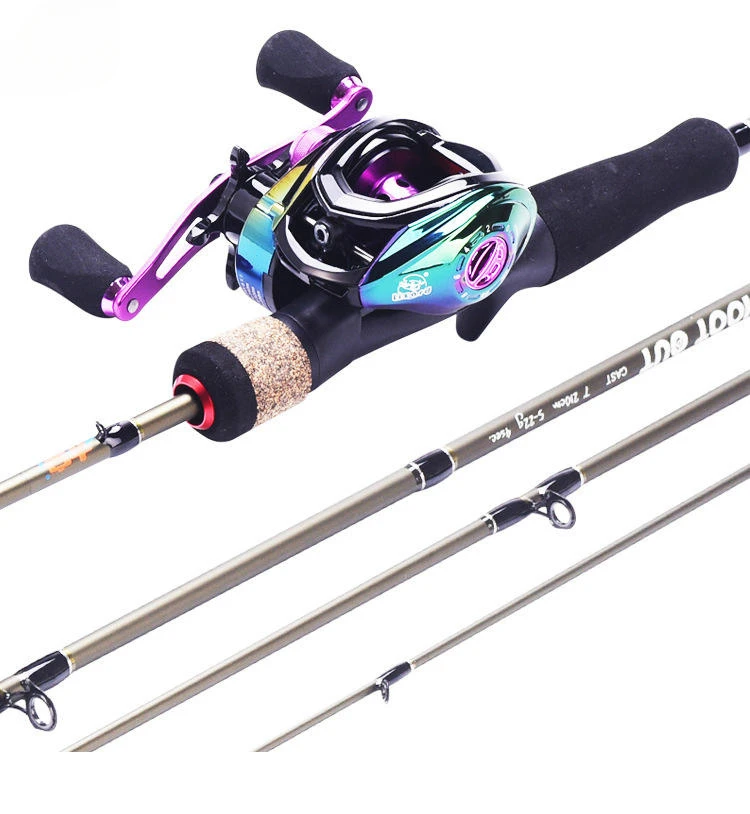 

Fishing Rod Set 1.8m 1.98m 2.1m Casting Reel Rod 4-section Set