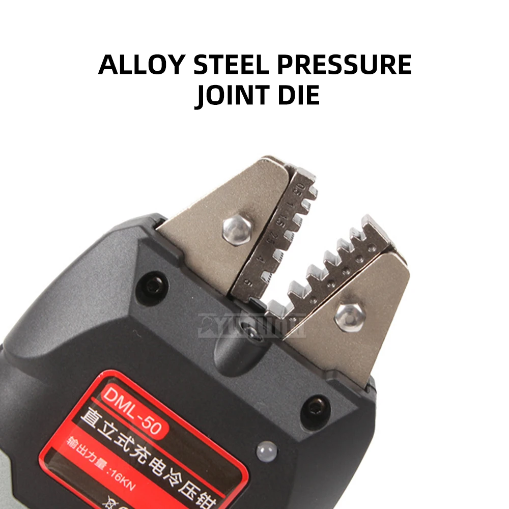 Rechargeable Cold-Press Crimping Tool,Electric-Hydraulic Crimping Tool, Lithium Voltage Wire, Terminal Crimping