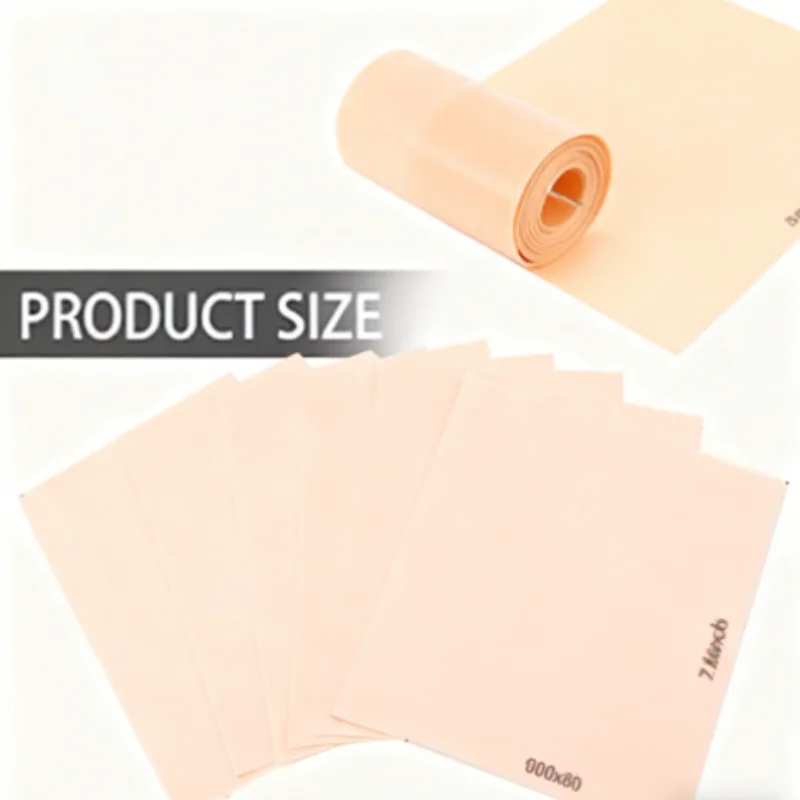 Silicone Tattoo Practice Skin Fake Synthetic Leather Flesh Tone Soft Waterproof Longevity Reusable Permanent Micro-Tattoo