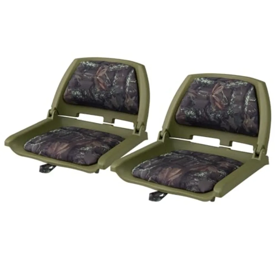 

Комплект из 2 складных сидений для лодки с низкой спинкой, для рыбалки, с утолщенной губчатой подкладкой, из водонепроницаемой ПВХ-кожи, с винтовыми креплениями из нержавеющей стали