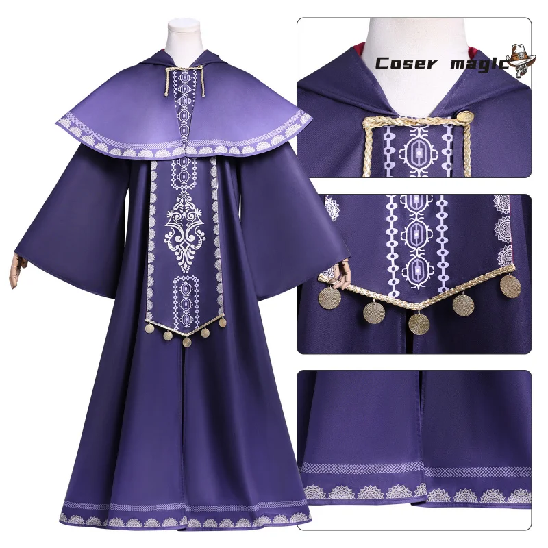 Game Silent Witch Monika Cosplay Costume Uniform Halloween Party for Women Men Carnival Props