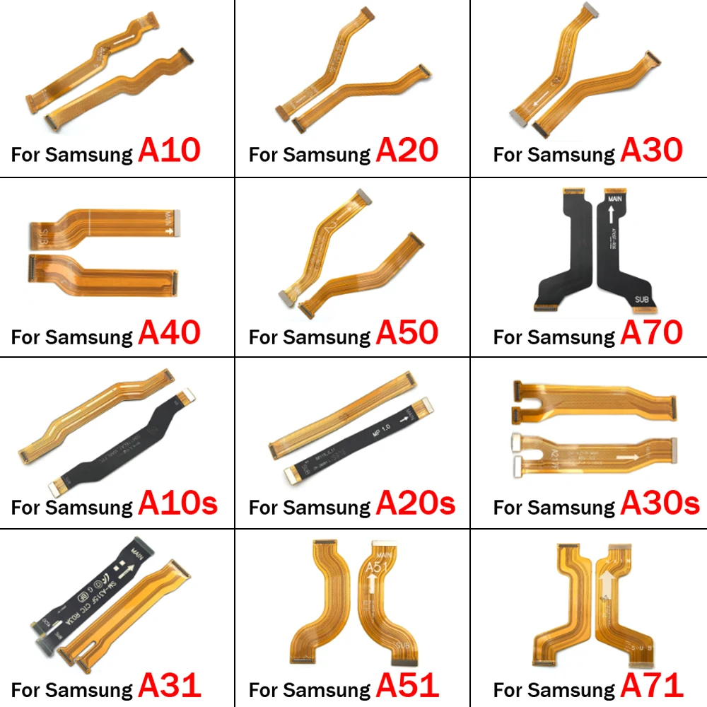 

For Samsung A10 A20 A30 A40 A50 A70 A21s A10s A20s A30s A50s A31 A51 A71 Mainboard Main Board Motherboard Connector Flex Cable