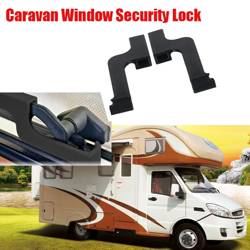 

1Pair Window Security Lock Handle Sided Window Handles Interior Accessories Keep Window Securely Closed For Caravan Motorhome