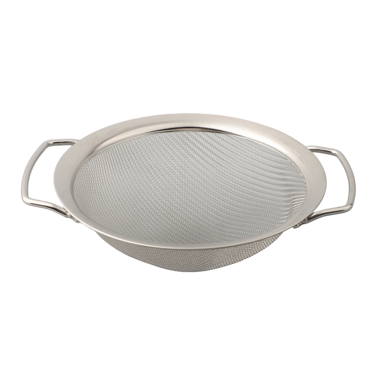 Fine Mesh Strainer Drainer Sifter Draining Vegetables Lightweight Sifting Flour Stable Placement Baking Cooking