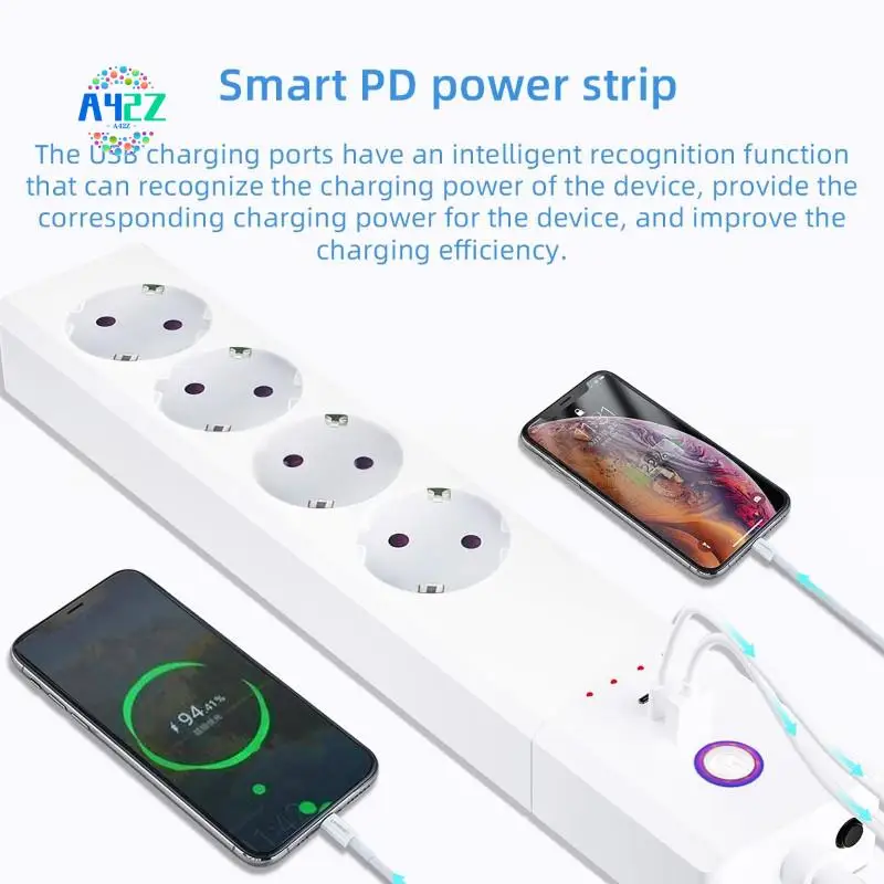 a42z-european-power-strip-20w-fast-charge-with-voice-control-timer-wifi-tuya-app-enabled-eu-plug