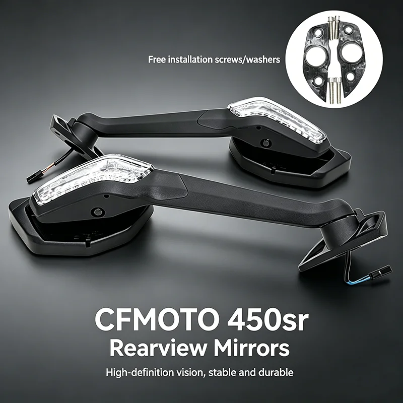 For CFMOTO 450SR CF450SR SR450 CF400-6 Motorcycle Rear View Mirror Left Right Rearview