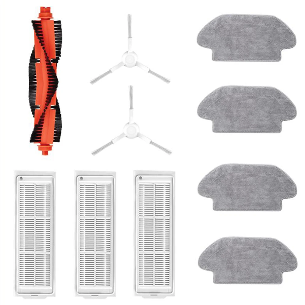 Для робота-пылесоса Xiaomi Mi Pro P, модель: STYTJ02YM, основная боковая щетка, фильтр НЕРА и ткань для швабры Для робота-пылесоса Xiaomi Mi Pro P, модель: STYTJ02YM, основная боковая щетка, фильтр НЕРА и ткань для швабры