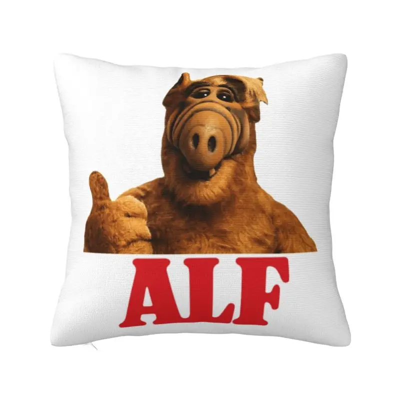 

Modern Alf Thumbs Up Cushion Cover Polyester Alien Life Form Sci Fi Tv Show Throw Pillow Case Bedroom Decoration