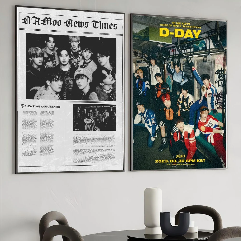 1 قطعة بوي باند كور X-xikers ملصق HD الملصقات غرفة المنزل مقهى فن الديكور طلاء جدران صورة #3