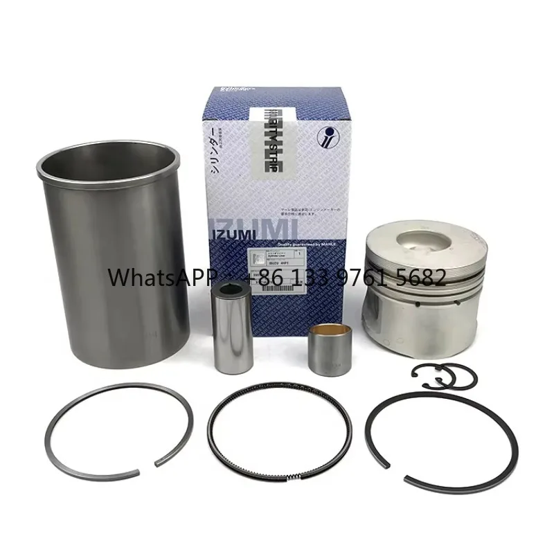 4HF1 เครื่องยนต์ลูกสูบ 8-97095-585-1 Liner 8-97144-174-0B แหวนลูกสูบ 8-97028-691-0 Liner Kit 5-87813-332-0 5-87813-333-0