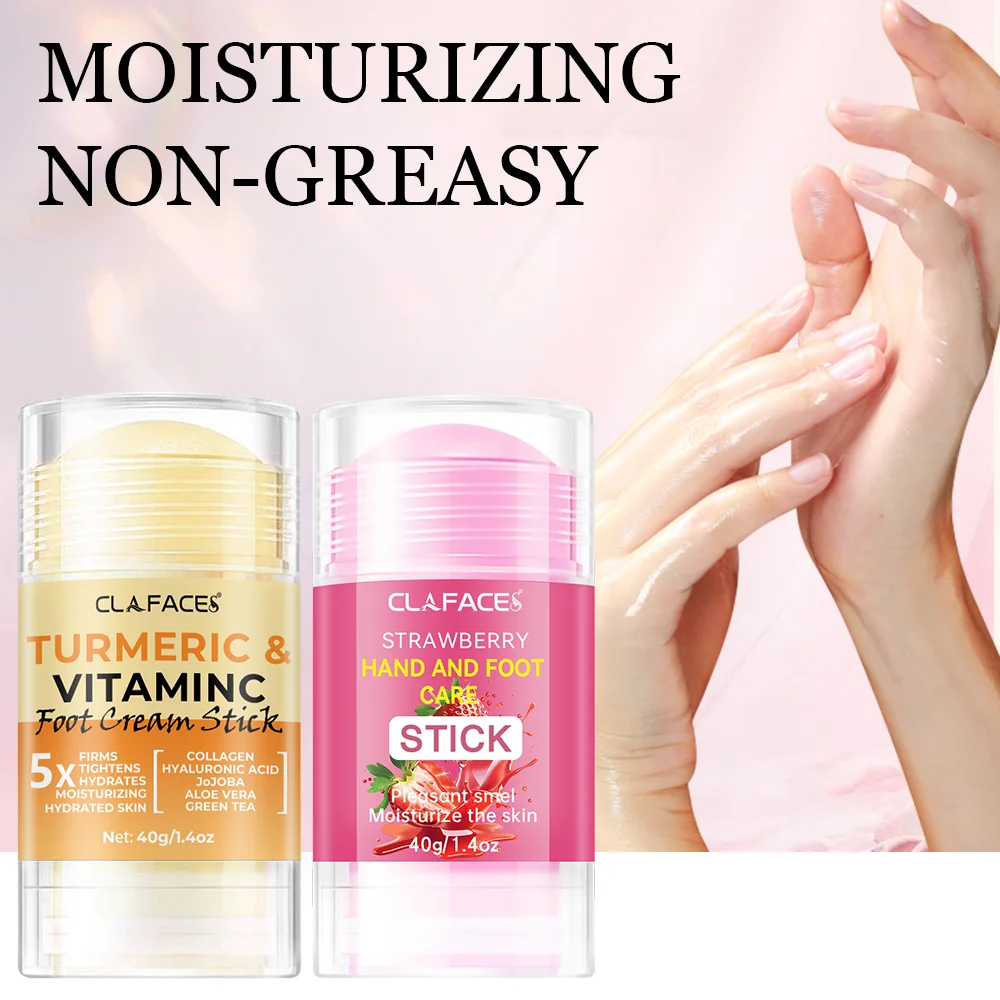 مجموعة كريم القدم CLAFACES Strawberry VC لإصلاح الكعب، وعلاج الكعب المتشقق، ومرطب بشرة القدم، والاستخدام على مدار العام، #5