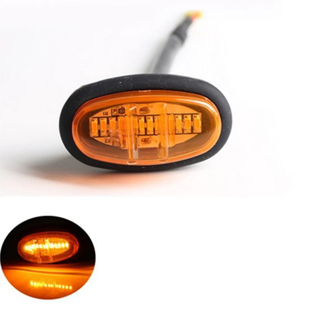 3x Amber Raptor Style Lamp Front Grille Light New Practical ABS Durable