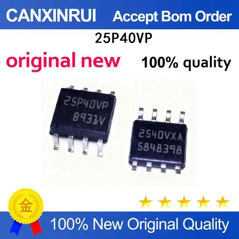 (5-100 Pieces)SOP-8 25P40VP M25P40VP M25P40-VMN6TP, brand new in stock