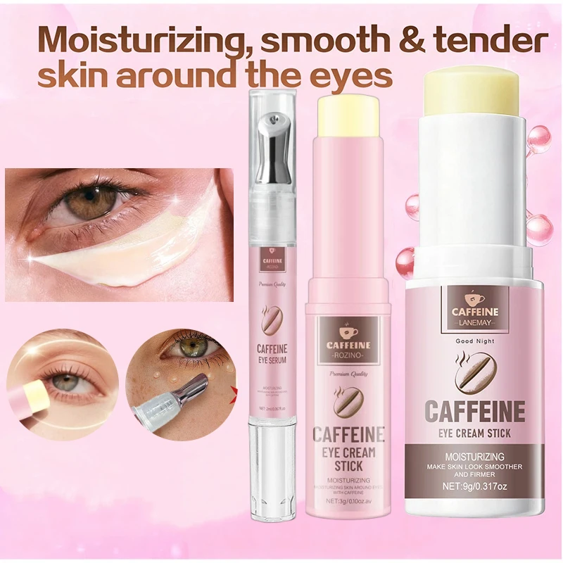 

Caffeine Eye Cream Stick Lift Firming The Skin Around The Eyes Fades Fine Lines Lasting Moisturizing And Nourishing Eye Essence